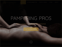 Tablet Screenshot of pamperingpros.com